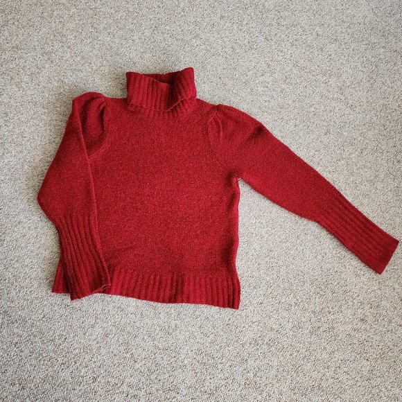 NWT Olive + Oak Chunky Turtle Neck Top Size Medium - Picture 4 of 10